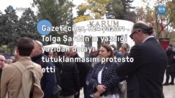 Gazeteci Tolga Şardan’ın tutuklanması protesto edildi 