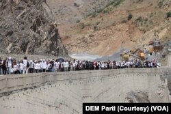 Van’dan başlayan yürüyüş altıncı gününde Hakkari’de son buldu.