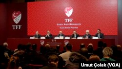 Hakem saldırısının ardından Türkiye Futbol Federasyonu (TFF) dün basın toplantısı düzenledi.