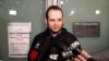 Joshua Boyle speaks to reporters after arriving with his wife and three children at Toronto Pearson International Airport, nearly five years after he and his wife were abducted in Afghanistan in 2012 by the Taliban-allied Haqqani network, in Toronto, Onta