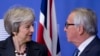 Thủ tướng Anh Theresa May và Chủ tịch Ủy ban châu Âu Jean-Claude Juncker i