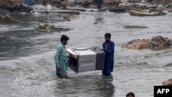 Torrential rains in Karachi