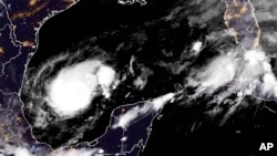 6 Ekim 2024 - ABD Ulusal Okyanus ve Atmosfer Dairesi'ne (NOAA) ait uydu görüntüsü, Milton Kasırgası'nı gösteriyor.