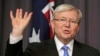 Nhà cựu lãnh đạo Australia Kevin Rudd, đã tuyên thệ nhậm chức Thủ Tướng Úc, 3 năm sau khi ông bị bà Julia Gillard lật đổ.